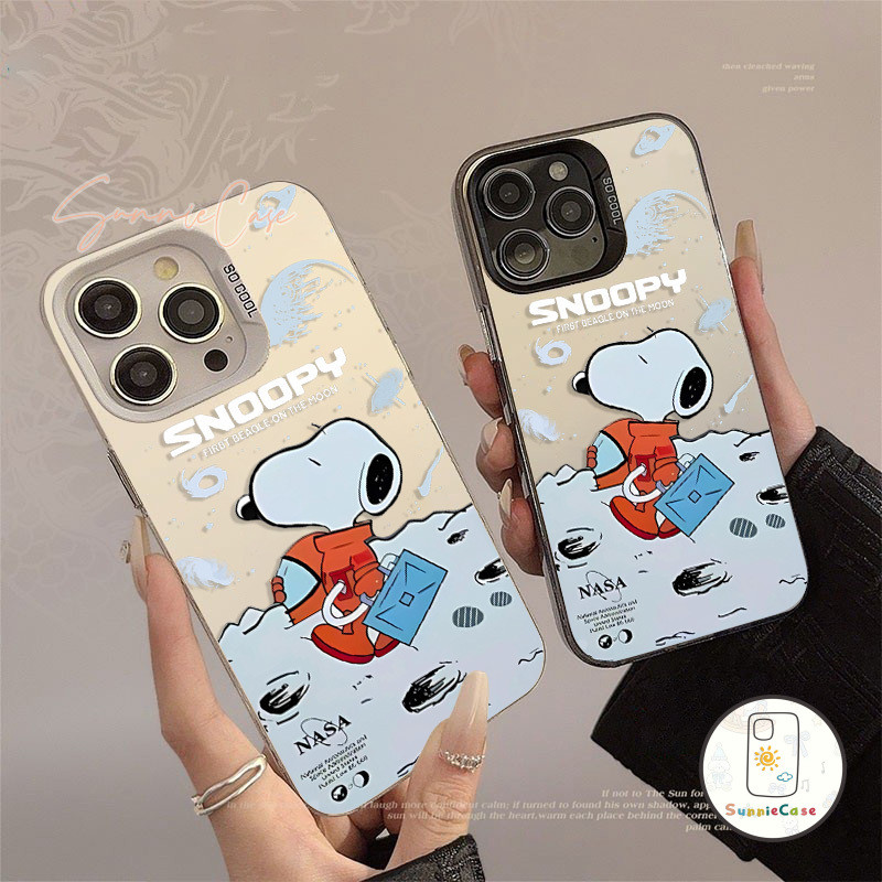 เคส OPPO A17K A38 A7 A77s A17 A5s A76 A78 A57 A3s A16s A12 15 A58 A77 A16 A31 A18 A74 A55 A54 น่ารัก Snoopy น่ารัก เคส