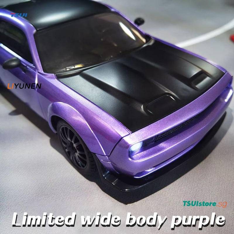 Rc Drift 4WD รถ Dodge SRT Hellcat รถแข่งโมเดลของเล่นรีโมทคอนโทรล GTR Mustang กีฬารถของเล่นของขวัญวันเกิดคริสต์มาส