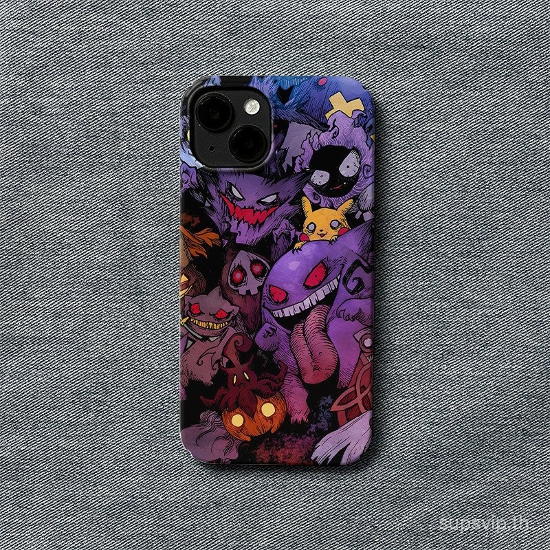 เคสโทรศัพท์เคสแข็งเคสป้องกันการตกแบบการ์ตูนเต็มหน้าจอสำหรับ iPhone 16 16PROMAX 11PROMAX 11 12 13 14 15 PROMAX 13pro 14Pro XR XS 8PLUS 12pro