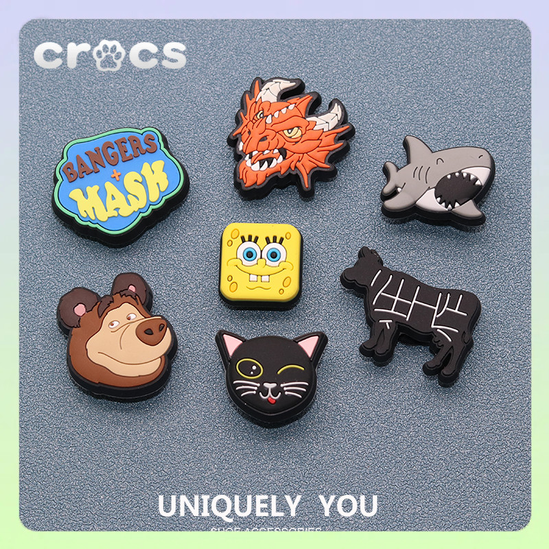 jibbitz crocs Dragon shark crocs Charm DIY crocs jibbitz jibbitz set