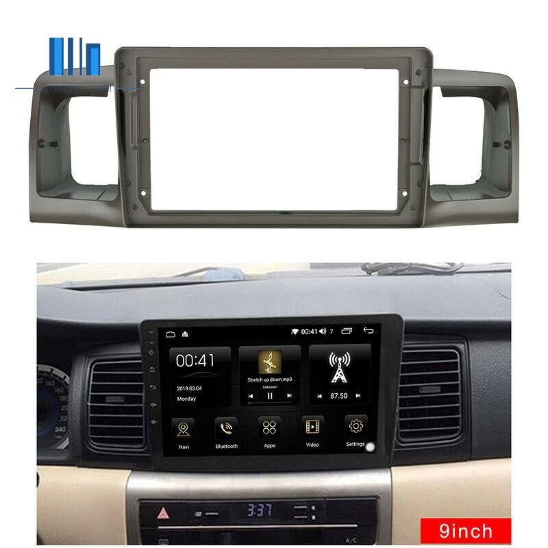 9 นิ้วรถ Fascia สําหรับ EX 2007-2012 2Din Player Fascia Audio Fitting Adaptor แผงกรอบชุด