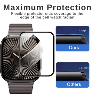 HD ฟิล์มกระจกนิรภัยสำหรับ Apple Watch Series 11 10 9 8 7 6 5 4 3 2 1 Ultra/SE 3 2 Iwatch 49mm 46mm 40 42mm 44mm 41 45mm