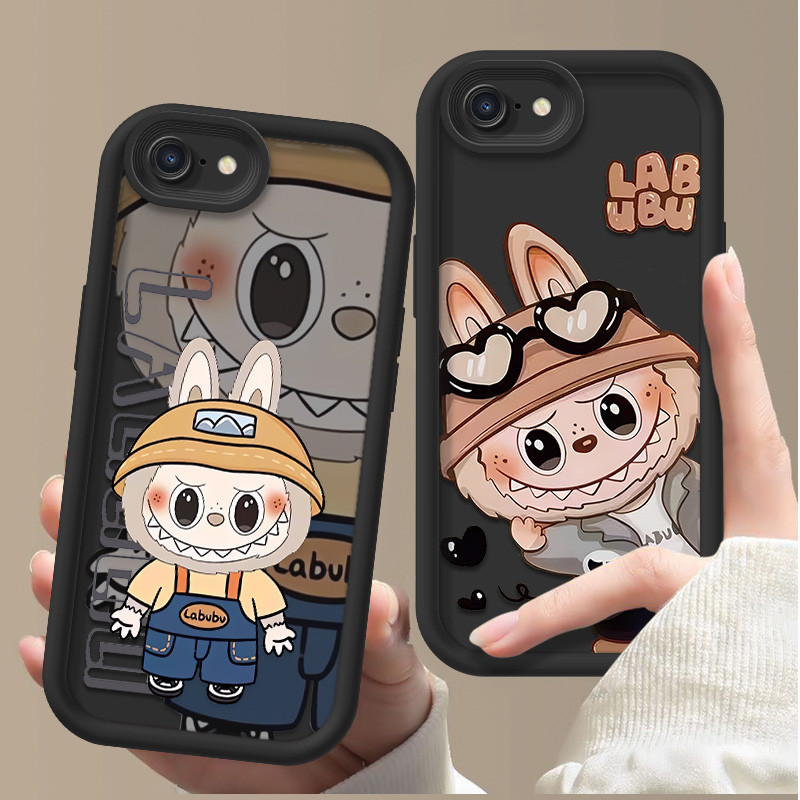 เคส iPhone 6 เคส iPhone 6s, เคส iPhone 6 Plus, เคส iPhone 6s Plus เคส เข้ากันได้กับ Cool Cartoon Labubu Protective Lens Soft Phone เคส XS-JGS2