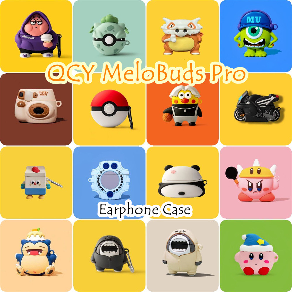 ส่วนลดสําหรับ Qcy MeloBuds Pro Case Cover การ์ตูนน่ารักซิลิโคนอ่อนนุ่มหูฟังกรณีปลอก NO.2