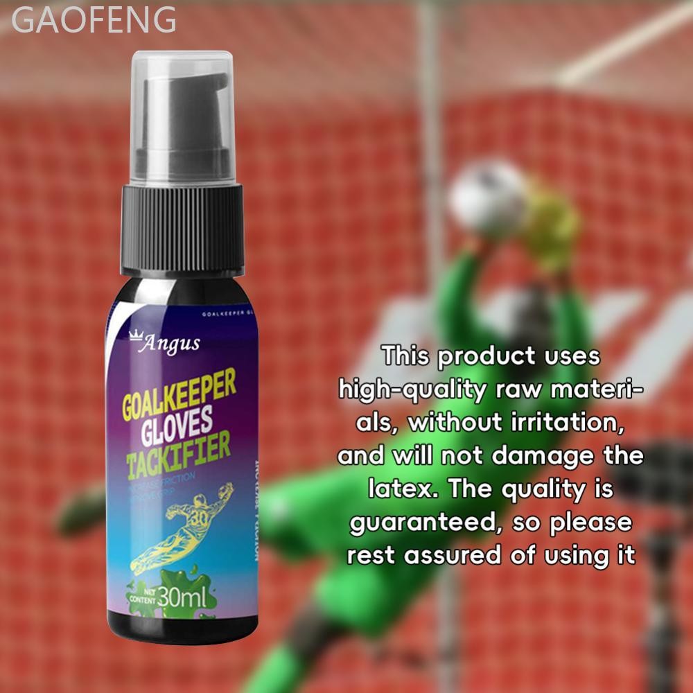 Gaofeng 30ml ถุงมือผู้รักษาประตูกันลื่นฟุตบอลสเปรย์จับสําหรับถุงมือผู้รักษาประตู Enhanced Sticky เบสบอลถุงมือเปลี่ยนกาว D3H1