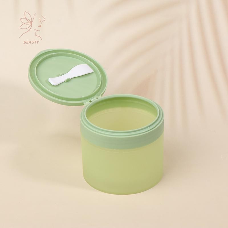 [maybeauty] 200g ขวดครีมพลาสติก PP Face Cream Jar โลชั่นรีฟิลครีมขวด Flip Cap กล่องผงฟันปากกว้างพร้อมช้อน {TH}