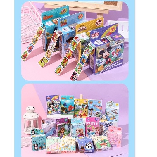 200 ชิ้นการ์ตูน Disney Frozen Princess My Little Pony สติกเกอร์ของเล่นเด็กสาวของขวัญ Disney รางวัลสติกเกอร์ Encourage ป้ายม้วนสําหรับเด็กสร้างแรงบันดาลใจสติกเกอร์สําหรับเด็ก - รูปที่ 6