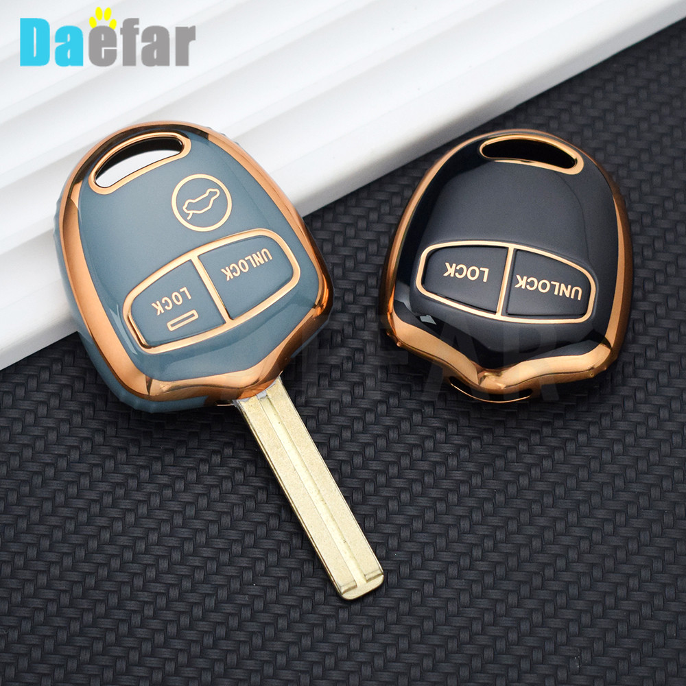 สําหรับ Mitsubishi Evolution Lancer EX Grandis Outlander Triton Pajero ASX 2 3 ButtonsTPU ฝาครอบกุญแจรถ Fob ป้องกัน