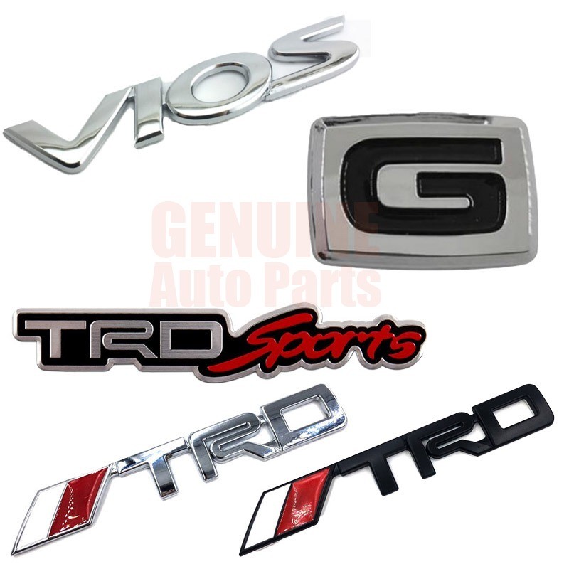 Emblem VIOS TRD SPORTIVO G TOYOTA VIOS