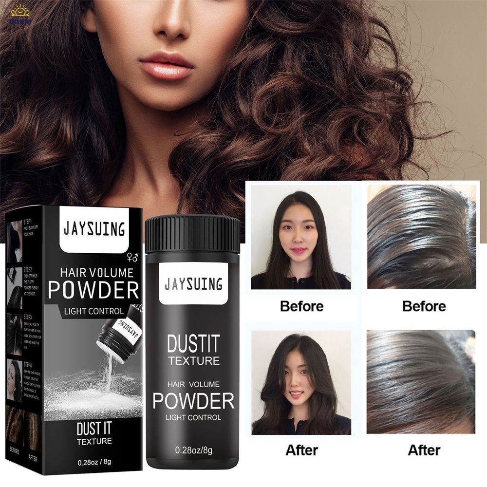 แป้งฝุ่น Hair Volume Powder Dust It Texture Oil Control And Fluffy Powder 8g แป้งฝุ่นจัดแต่งทรงผม 【d
