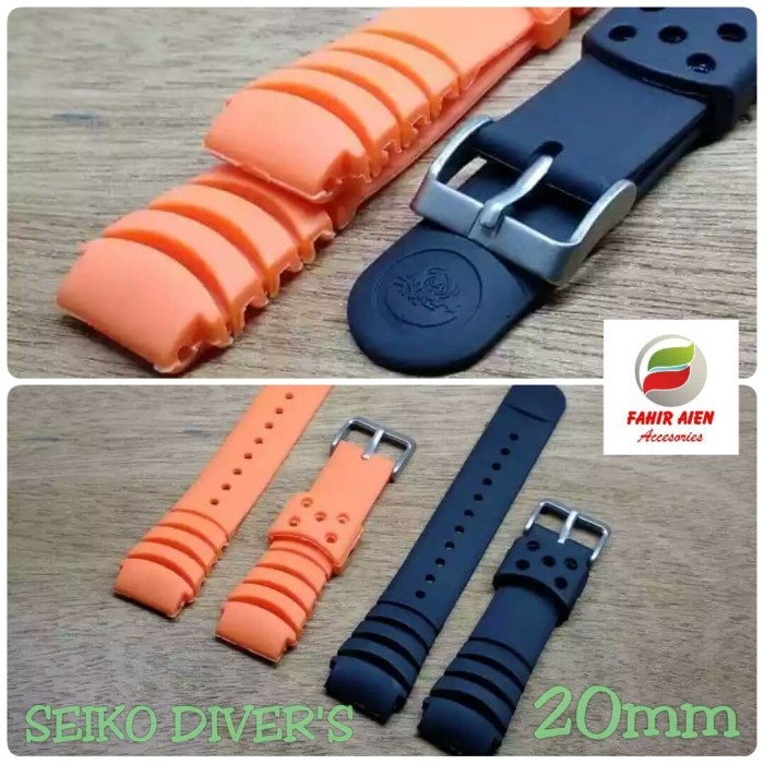 RUBBER STRAP WATCH SEIKO DIVER 20M WATCH STRAP/SEIKO WATCH STRAP