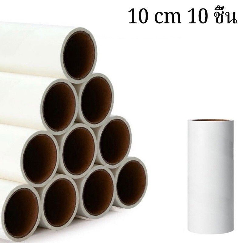 【10 ชิ้น】เศษฝุ่น เศษผม ด้ามจับปรับความยาวได้ แปรงกำจัดขน 10/16/19/24 cm ม้วนกาวลูกกลิ้งทำความสะอาด ลูกกลิ้งเก็บขน - รูปที่ 3