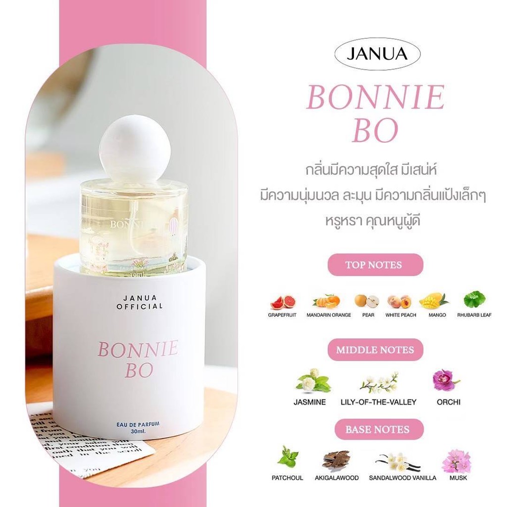 JANUA [📍ลดในไลฟ์𝟱𝟬%] น้ำหอมแจนยัวร์💐 แจนยัวร์ ขนาด 30ml. กลิ่นหอม ติดทน - รูปที่ 4