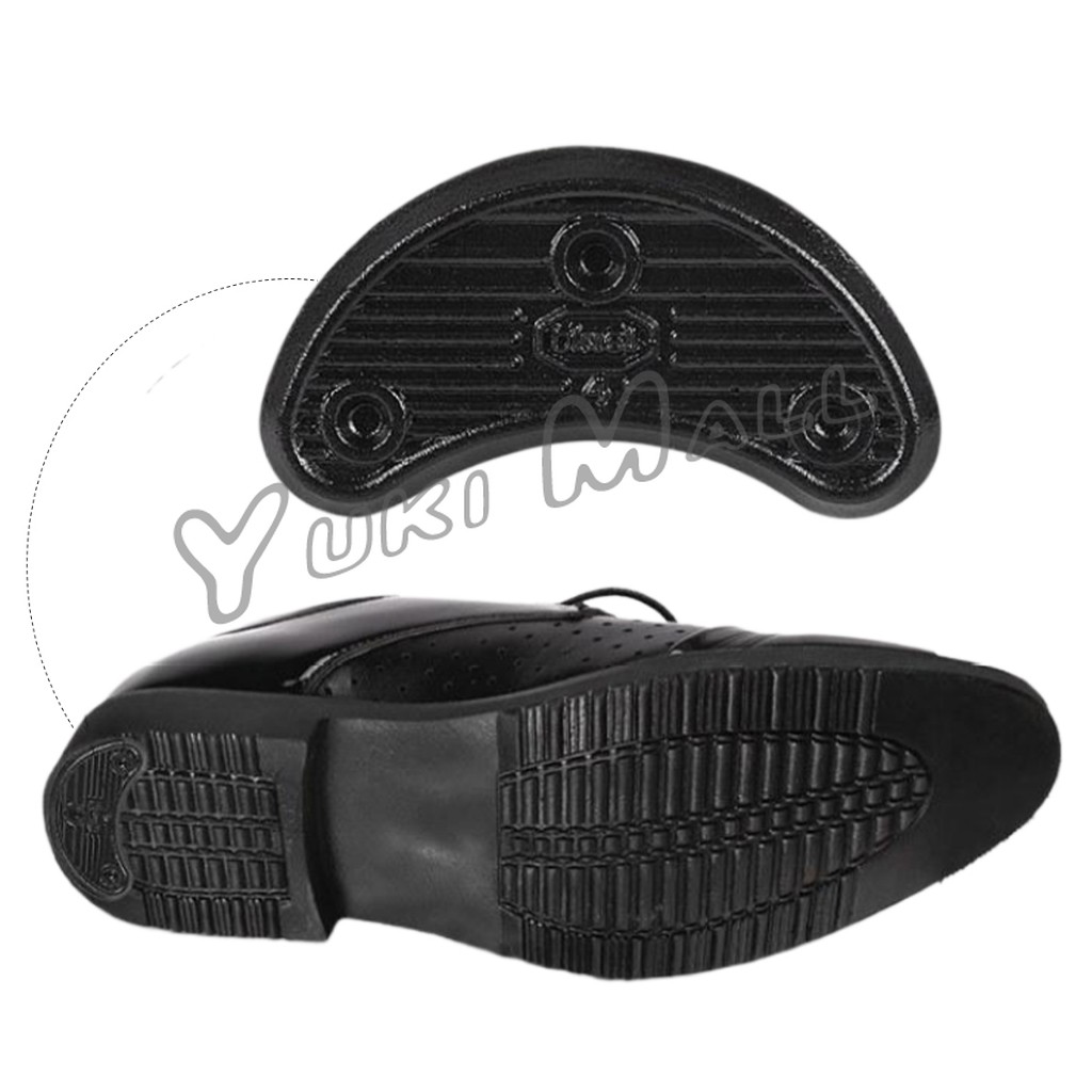 Yuki เกือกม้า แบบพลาสติกอ่อน กันส้นรองเท้าสึก ขายเป็นคู่ Shoe Repair Pad - รูปที่ 3
