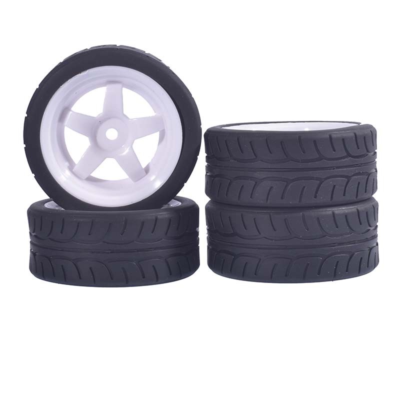 6030-8003a ยาง 64 มม.และชุดล้อสําหรับ 1:10 HSP HPI Wltoys SAKURA D3 TAMIYA TT02