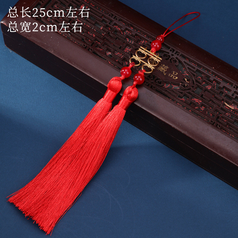 ใหม่สไตล์จีนเทศกาลงานแต่งงานจี้ห้อยจี้ DIY กลุ่มทำด้วยมือจี้จี้เครื่องประดับศีรษะเจ้าสาวชุดฮั่นฟู - รูปที่ 7