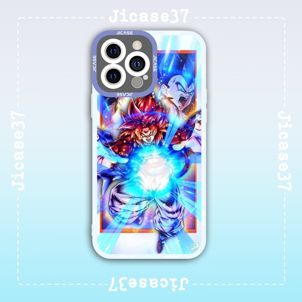 เคส iPhone Square Edge Samsung Xiaomi Oppo Anime Dragon Ball 7 Gogeta SSJ4 Character