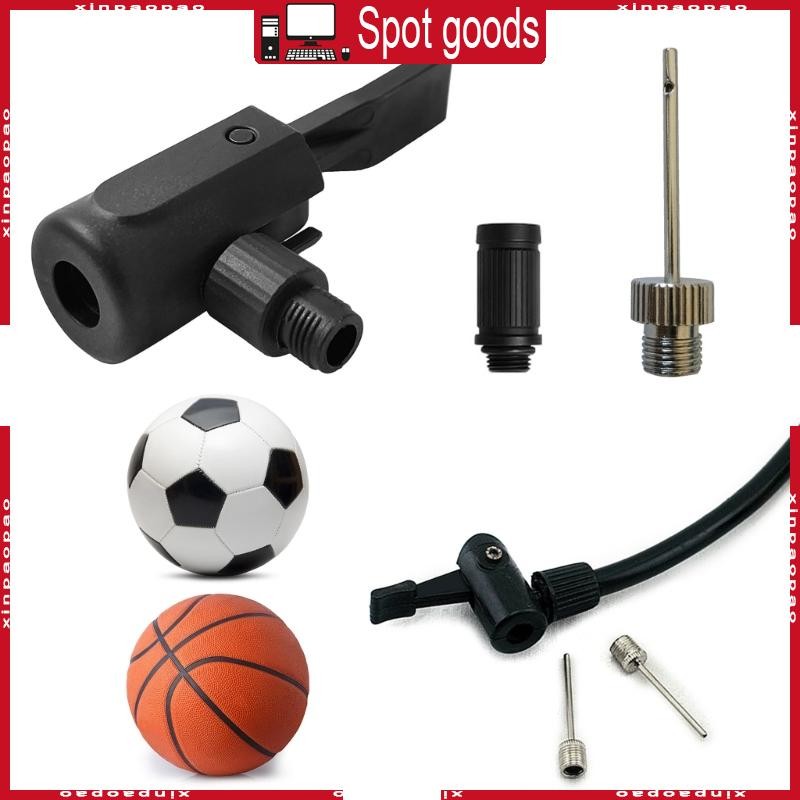 3Pcs Inflatable Needle Nozzle Air Valves Adapter Pump Parts For Football Bicycles