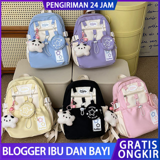 [MUM'S CHOICE] Tas Sekolah Wanita  / Tas Ransel Siswa / Perempuan volume tinggi / ransel sekolah