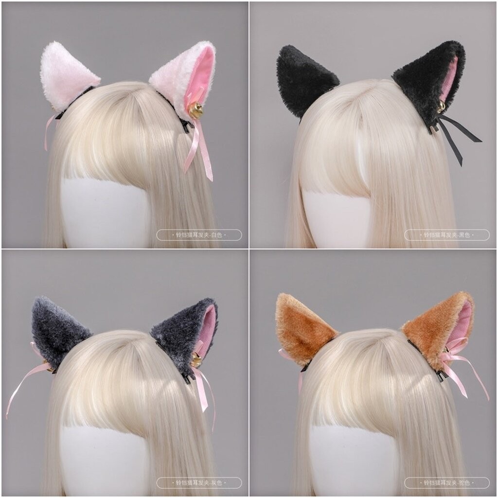 🐭พร้อมส่ง🐭 หูแมว ที่คาดผมหูแมว กิ๊ฟติดผมหูแมว หูแมวคอสเพลย์ หูแมวทรงสวย หูแมวน่ารัก ที่คาดผมหูสัตว์