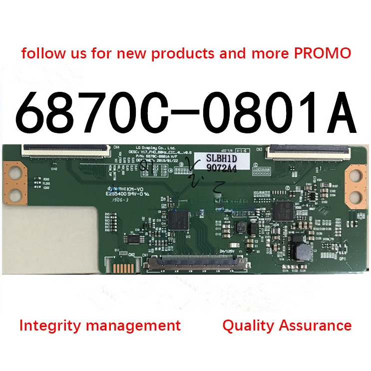 6870C-0801A ทีวี Tcon BOARD LG V17-FHD-60HZ 6870C-0801A H/F 43Q5TF LED43F2 LED43K620 logic BOARD[คุณ