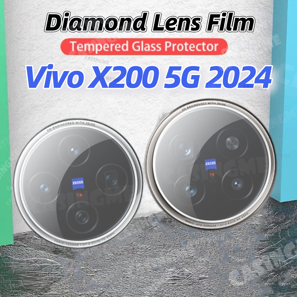 Vivo X200 5G 2024 3Dกล้องเลนส์ProtectorสําหรับVivo X200 VivoX200 X 200 200X Pro Mini 4G 5G 2024 Clea