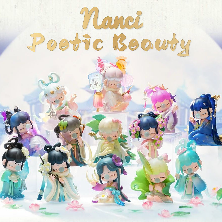 Rolife Nanci Poetic Beauty Series Figure Blind Box 12 ชิ้นต่อบุคคล Art Toys Cute Dolls Figurines Chr