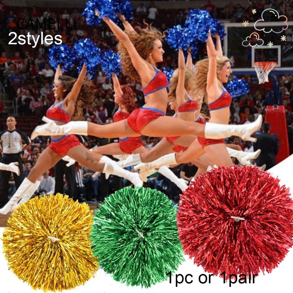 Camelli 1 ชิ้น/1 คู่เชียร์ลีดเดอร์ poms คอนเสิร์ตการแข่งขันดอกไม้แฟนซีเต้นรํา Party Decorator