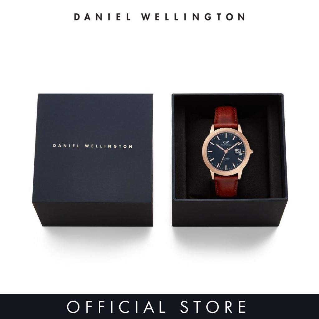 Daniel Wellington นาฬิกาข้อมือ Iconic Automatic 40mm St Mawes Rose Gold Arctic