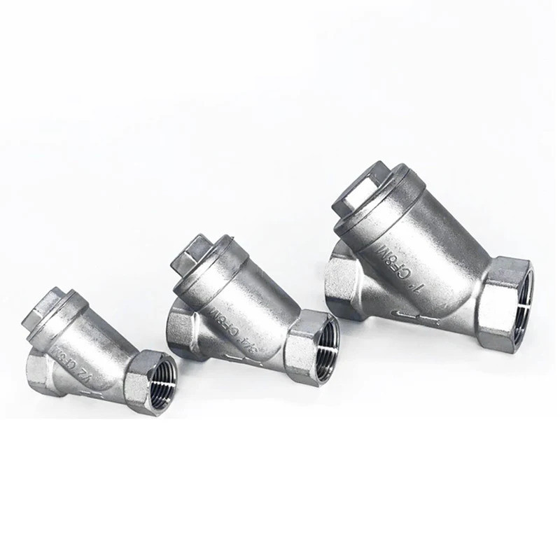 304สแตนเลส BSP หญิงกระทู้ Y-ประเภทกรองกรองวาล์ว-1/4 ", 3/8", 1/2 ", 3/4", 1 ", 1-1/4", อินไลน์1-1/2 "สำหรับน้ำน้ำมันแก๊ส