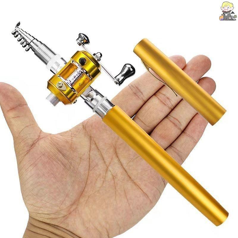 [CL] แบบพกพาพ็อกเก็ตกล้องส่องทางไกลมินิตกปลาขั้วโลกปากการูปร่างพับคันเบ็ดสาหร่ายขนาดเล็ก ไทย