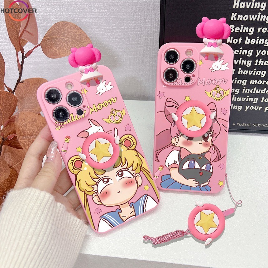 เคสโทรศัพท์ + ขาตั้ง + Lanyard สําหรับ Samsung Galaxy หมายเหตุ 9 8 10 Lite A7 A9 J2 J5 J7 J3 Pro J7 