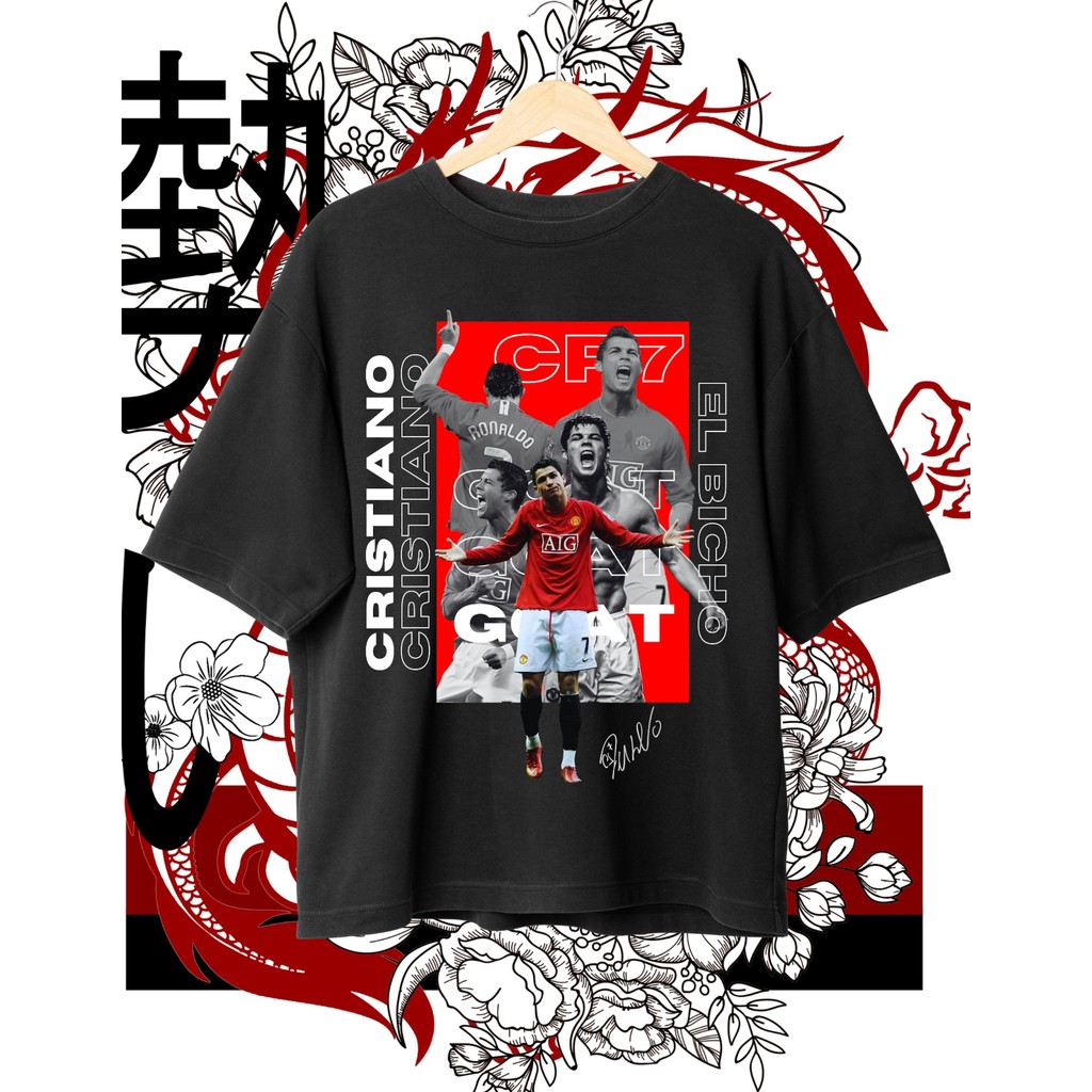 Cristiano Ronaldo CR7 เสื้อยืด Ronaldo T-shirt เสื้อยืดผ้าฝ้ายแบบใหม่ t-shirt