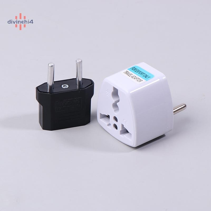 <divinehi4>Universal Japan CN US Plug Adapter International AU UK EU To US Travel ปลั๊กไฟฟ้า Convert