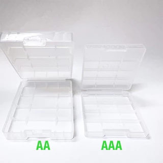 Yonii กล่องเก็บของ AA/18650 และ AAA กล่องใส่ของ ใส่ถ่าน AA/AAA 4 ก้อน ที่เก็บของ ถ่าน aa aaa battery box