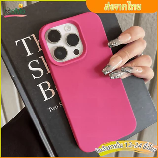 เคสไอโฟนหนัง or iPhone 13 11 เคสนิ่มสีลูกกวาด เอกลักษณ์ เรียบง่าย For iPhone 15 14 12 16 Pro max XS XR 7 Plus 8 Plus