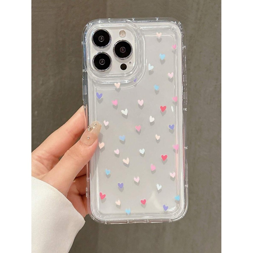 HP Simple little love heart case OPPO A1k/C2 A3s A15/A15s A16 A16k/A16e A17/A17k A18/A38 A53/A33 A54