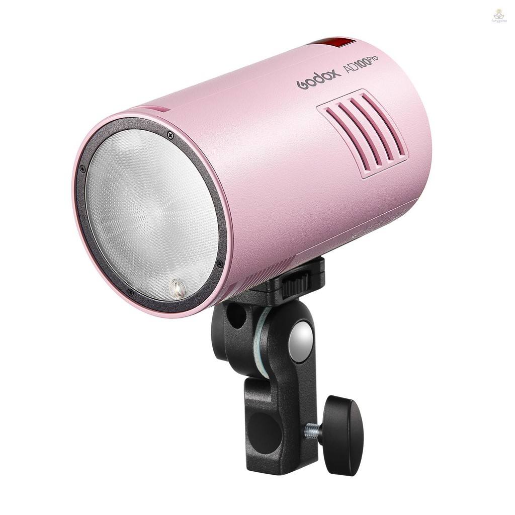 Godox AD100Pro Pocket Studio Portrait Flash Light การถ่ายภาพโคมไฟ OLED หน้าจอ 5800K 1/8000s Sync TTL