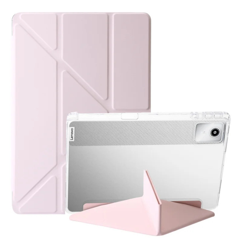 สำหรับเคส Lenovo Tab M11 พร้อมที่วางปากกา ขาตั้งพับได้หลายมุม ฝาหลังอะคริลิกสำหรับ XiaoxinPad Xiaoxi
