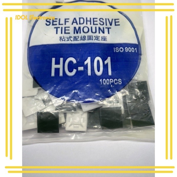 ราคาถูก! HC-101 แป้นกาว 22*22MM แพ็ค100ชิ้น ส่งทุกวัน