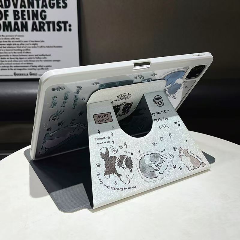 เคสสำหรับ ไอแพด ปรับองศาได้360 องศา เข้ากันได้สำหรับ gen10/11 2025 Air7air6 Pro11 Air4/5 10.2 Gen9 Gen8 Gen7 air3 gen5/6