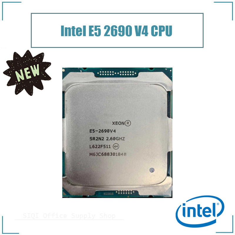 Intel Xeon E5 2690 V4 CPU LGA2011-3 2.6GHz 14-Core 28-Threads 35MB 135W โปรเซสเซอร์