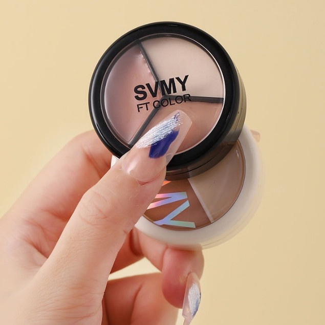 SR-shop*สินค้าพร้อมส่งราคาโปรโมชั่น *คอนชิลเลอร์ 3ช่อง 3สีในตลับเดียว*F5172