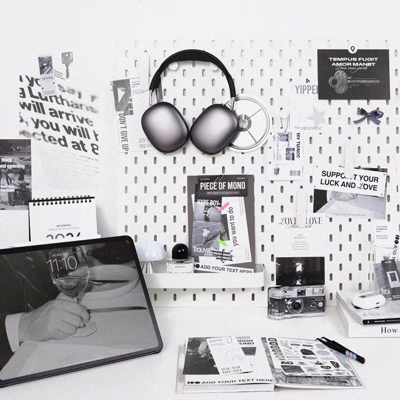 Ins Retro สีดําสีขาว Monochrome สติกเกอร์โปสการ์ดการ์ดชุด diy ตกแต่งคู่มือวัสดุป้ายสติกเกอร์