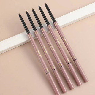 SR-shop：B837- ดินสอเขียนคิ้ว แบบหมุน พร้อมแปรงปัดคิ้ว เนื้อด…