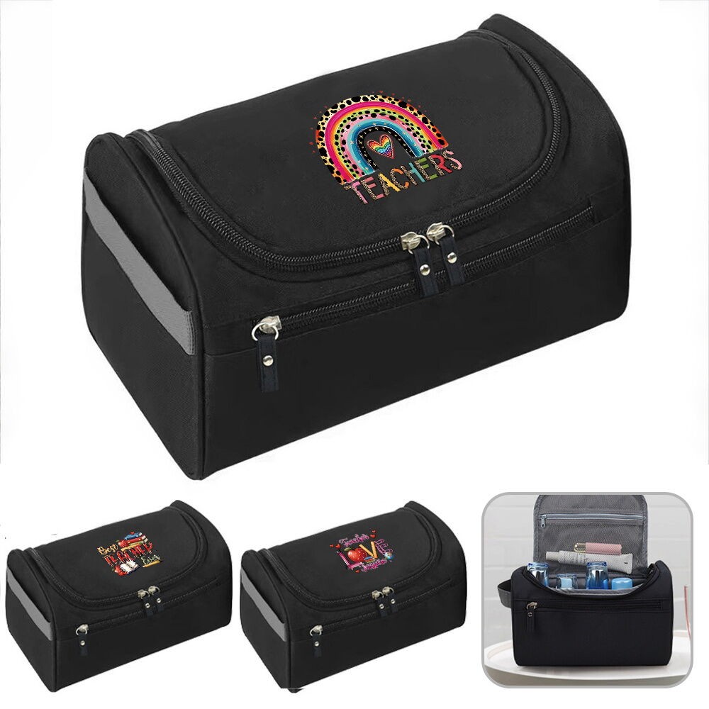ใหม่ Travel Toiletry Bag Bathroom Washbag Make Up Pouch Cosmetic Bag Wash Shaving Make up Bag Teache