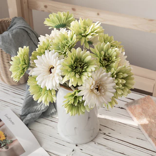 YTL เยอบีร่า ดอกเยอบีร่าปลอม ดอกไม้ประดิษฐ์ ดอกไม้ปลอม gerbera สำหรับแต่งบ้าน