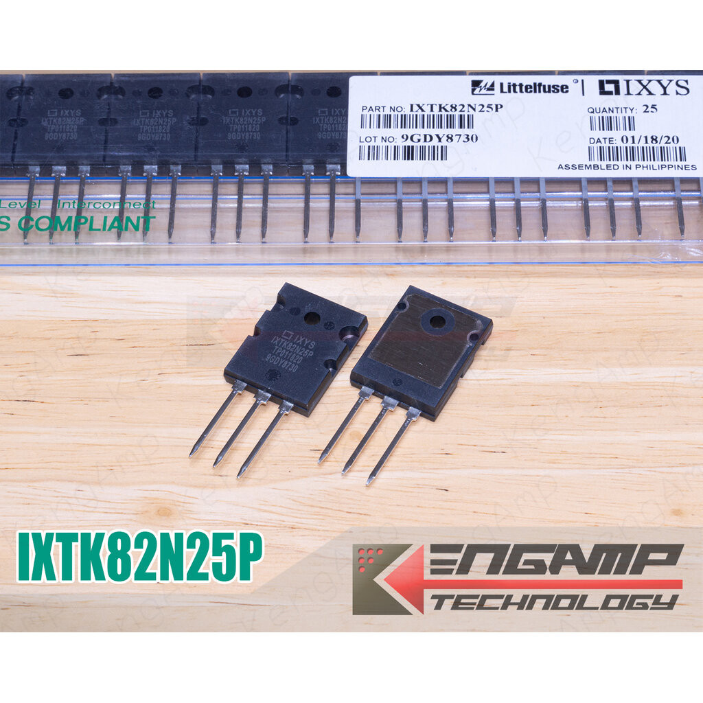 (1ตัว) [FET] IXTK82N25P IXYS N-Ch MOSFET 82A 250V 38mR TO-264