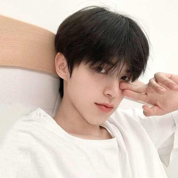 ผมปลอม แฮร์พีช วิกผมชายผมสั้นเวอร์ชั่นเกาหลีหล่อชายผมสั้นตรงนักเรียนธรรมชาติหักเรียบปุยทุกวันเต็มหมว