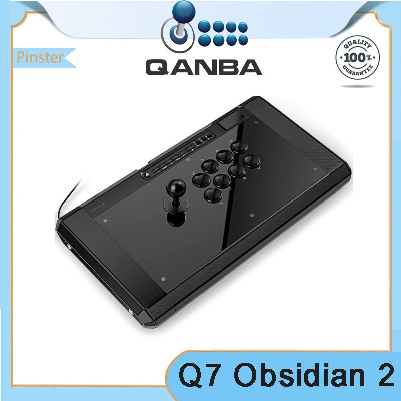 Qanba Q7 Obsidian 2 อาเขตจอยสติ๊กเกมต่อสู้ Stick สําหรับ PS4/PS5/PC